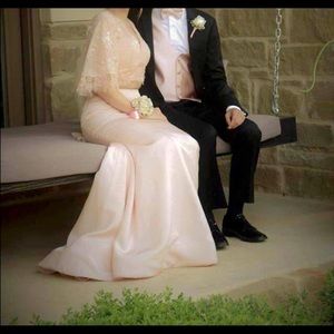 Sherri Hill Pale Pink 2 piece dress